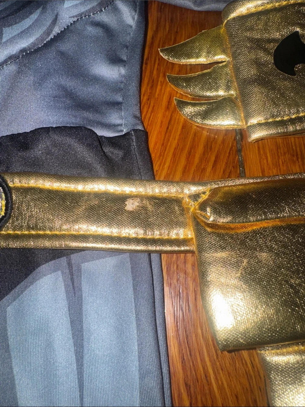Baby Batman Gray and Gold Costume with Hooded Cowl 0-6 months